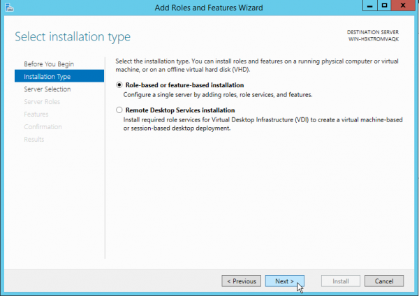 IIS install