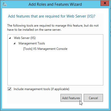 IIS install