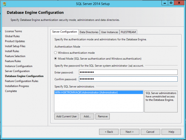 mssql install